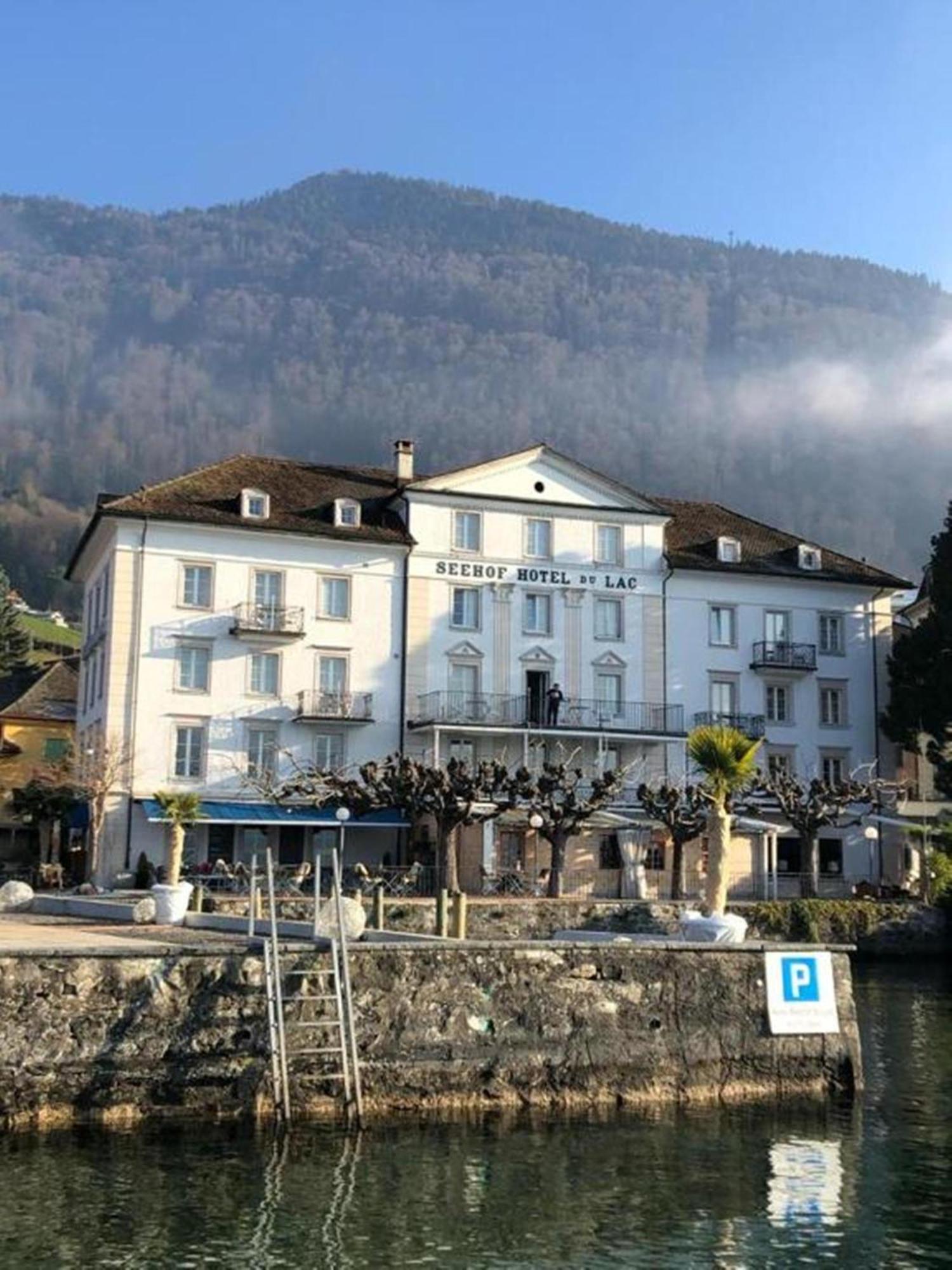 Seehof Hotel Du Lac Weggis Buitenkant foto