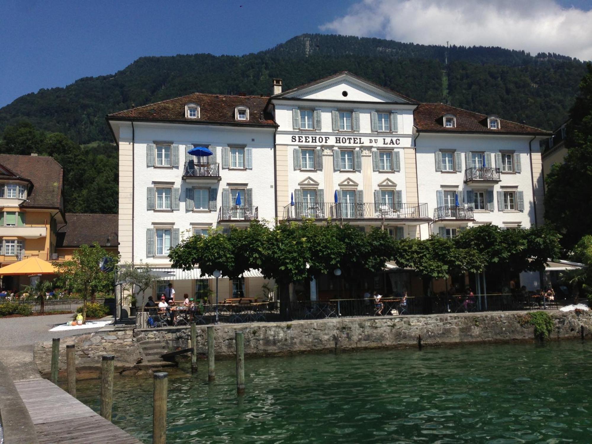 Seehof Hotel Du Lac Weggis Buitenkant foto