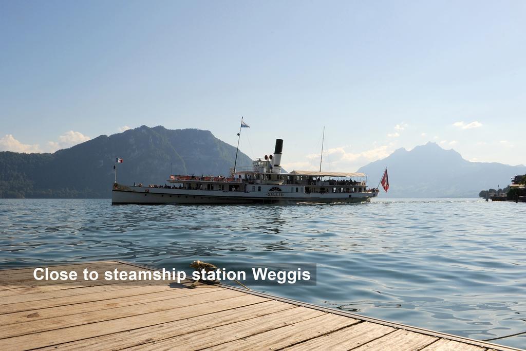 Seehof Hotel Du Lac Weggis Buitenkant foto
