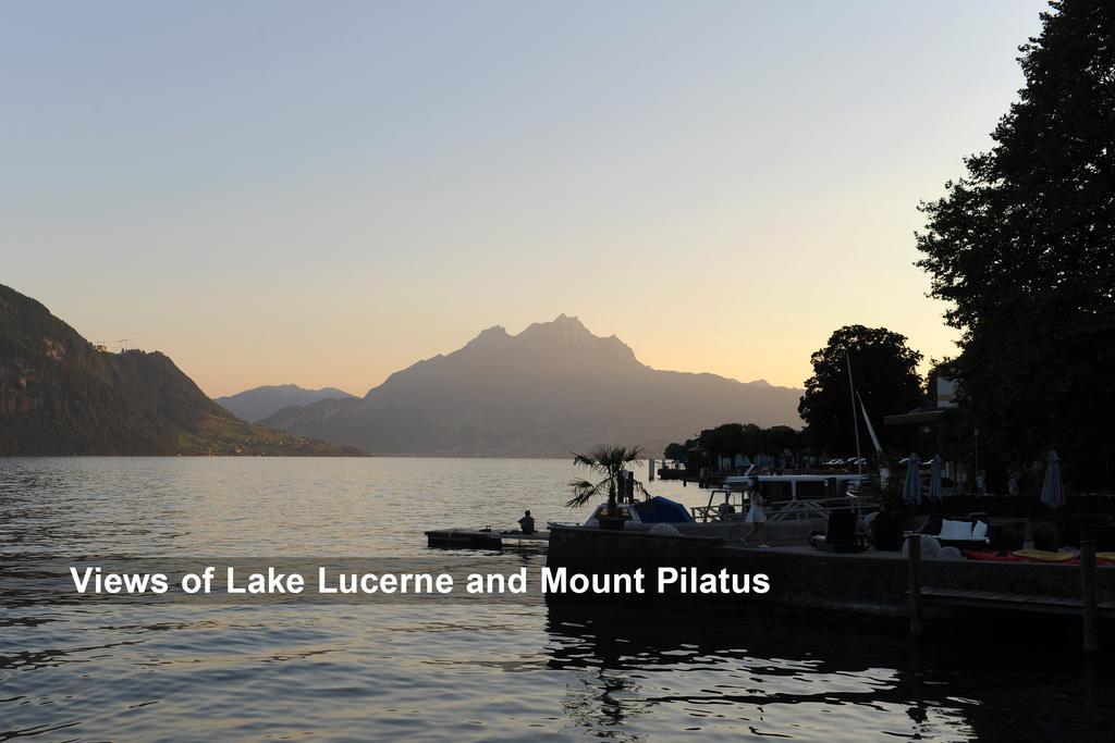 Seehof Hotel Du Lac Weggis Buitenkant foto