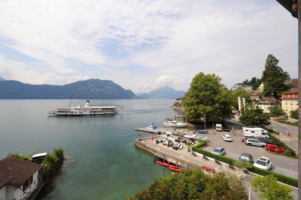 Seehof Hotel Du Lac Weggis Buitenkant foto