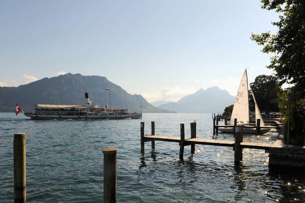 Seehof Hotel Du Lac Weggis Buitenkant foto