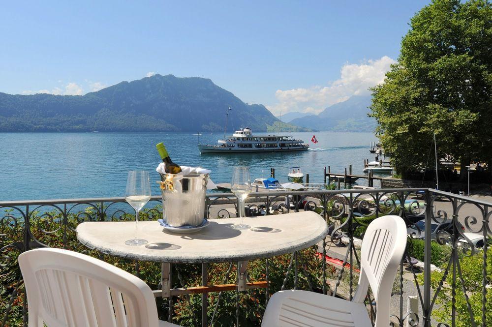 Seehof Hotel Du Lac Weggis Buitenkant foto