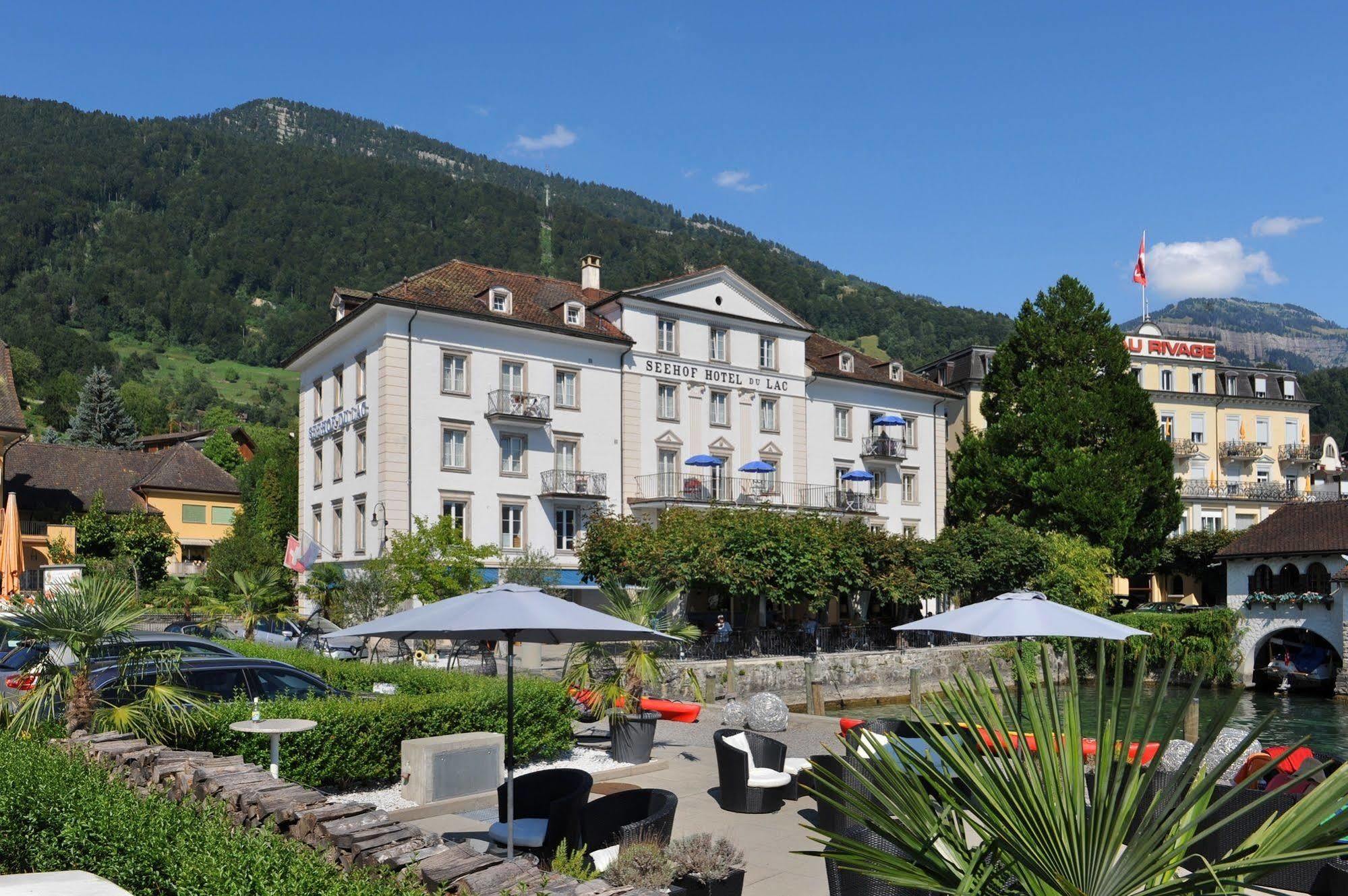 Seehof Hotel Du Lac Weggis Buitenkant foto