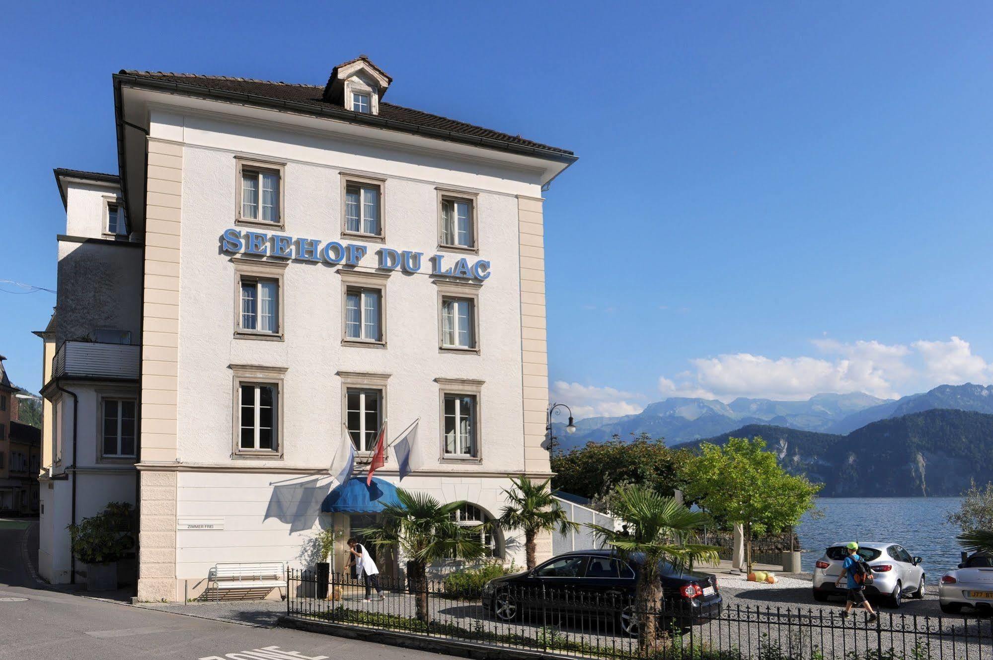 Seehof Hotel Du Lac Weggis Buitenkant foto
